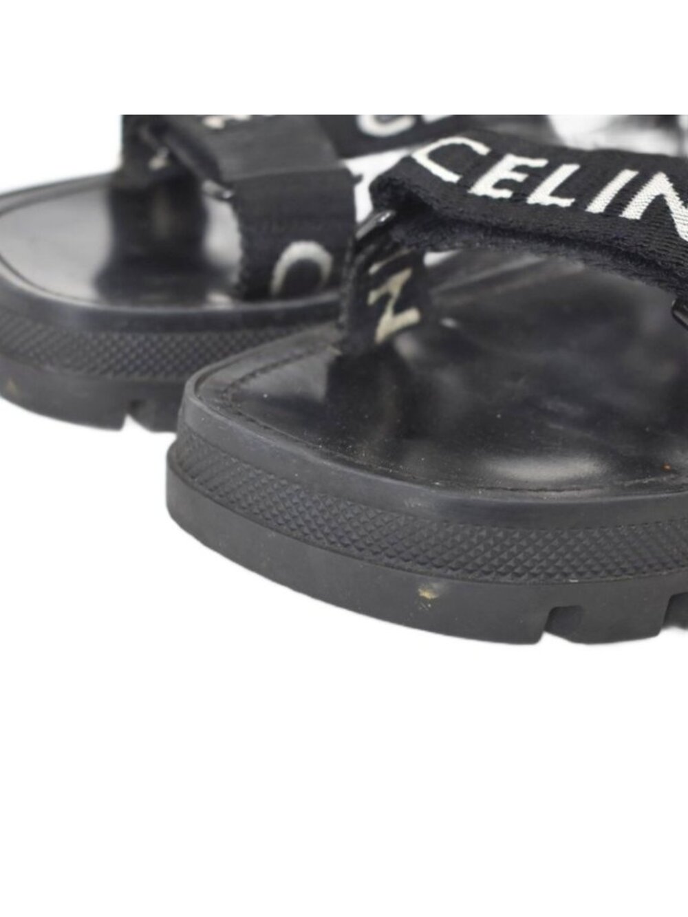 Celine Leo Strappy Sandal 43 Black - Picture 4 of 9